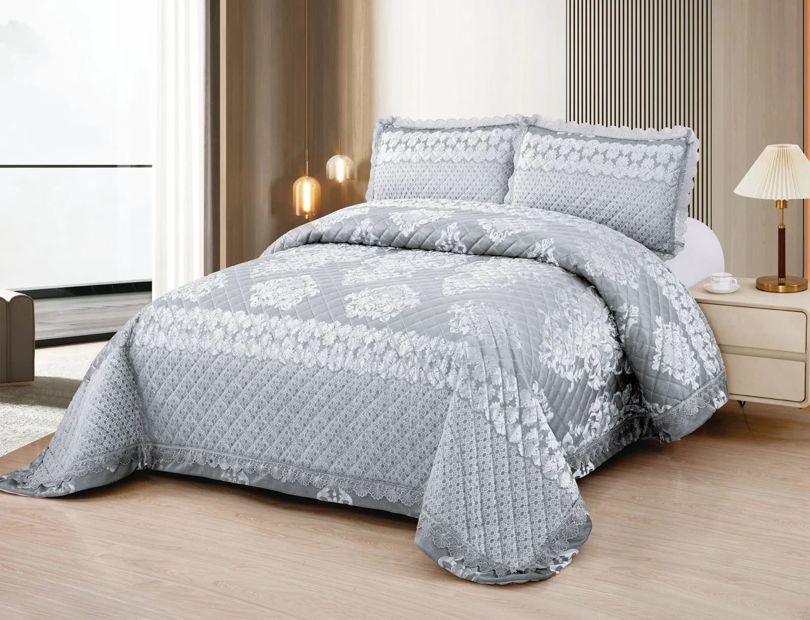 Protective Quilted Bed Cover